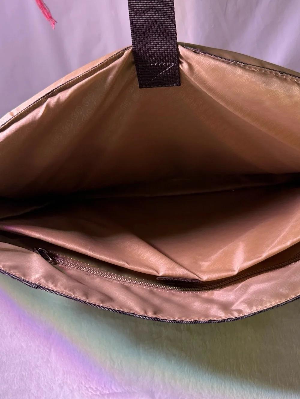 Men's Leather Messenger Bag - Black